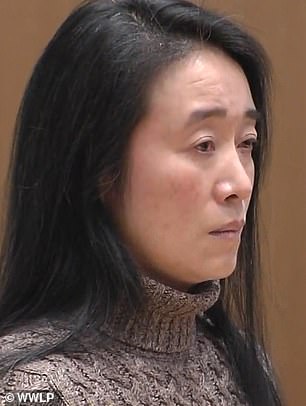 Rie Hachiyanagi (pictured) pleaded guilty to attempted murder after attacking colleague Lauret Savoy during a 'four-hour torture session' on Christmas Eve 2019
