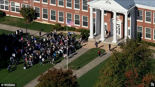 Students walked out of Loudoun County public schools on Tuesday in protest against the county's handling of a rape allegation after a judge found the boy accused guilty