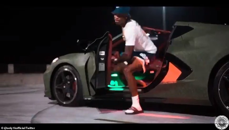 The NFL star was featured in a Only 1K promotional video in July 2020, touting his hot new ride